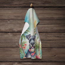 Load image into Gallery viewer, Schnauzer Luau Kitchen Towel
