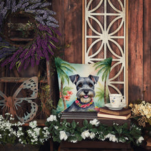 Load image into Gallery viewer, Schnauzer Luau Throw Pillow