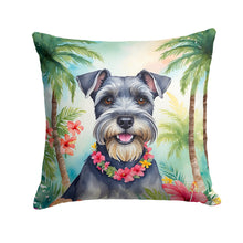 Load image into Gallery viewer, Schnauzer Luau Throw Pillow