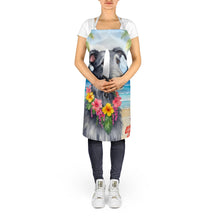Load image into Gallery viewer, Scottish Deerhound Luau Apron – Artist-Designed Kitchen, BBQ &amp; Craft Apron
