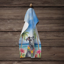 Load image into Gallery viewer, Scottish Deerhound Luau Kitchen Towel