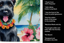 Load image into Gallery viewer, Scottish Terrier Luau Kitchen Towel