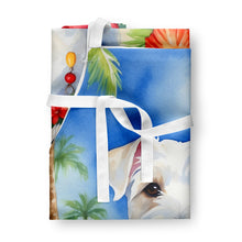 Load image into Gallery viewer, Sealyham Terrier Luau Apron – Artist-Designed Kitchen, BBQ &amp; Craft Apron