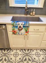 Load image into Gallery viewer, Sealyham Terrier Luau Kitchen Towel