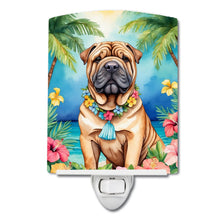 Load image into Gallery viewer, Shar Pei Luau Ceramic Night Light