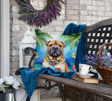 Load image into Gallery viewer, Shar Pei Luau Throw Pillow