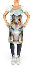 Load image into Gallery viewer, Sheltie Luau Apron – Artist-Designed Kitchen, BBQ &amp; Craft Apron