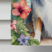 Load image into Gallery viewer, Sheltie Luau House Flag