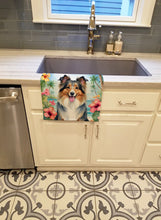 Load image into Gallery viewer, Sheltie Luau Kitchen Towel