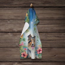 Load image into Gallery viewer, Sheltie Luau Kitchen Towel