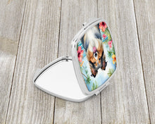 Load image into Gallery viewer, Sheltie Luau Compact Mirror – Stylish Purse Mirror with Artistic Covers