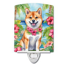 Load image into Gallery viewer, Shiba Inu Luau Ceramic Night Light