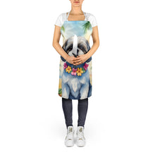 Load image into Gallery viewer, Shih Tzu Luau Apron – Artist-Designed Kitchen, BBQ &amp; Craft Apron