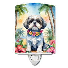 Load image into Gallery viewer, Shih Tzu Luau Ceramic Night Light