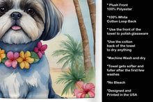 Load image into Gallery viewer, Shih Tzu Luau Kitchen Towel