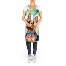Load image into Gallery viewer, Silky Terrier Luau Apron – Artist-Designed Kitchen, BBQ &amp; Craft Apron