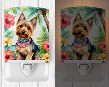 Load image into Gallery viewer, Silky Terrier Luau Ceramic Night Light