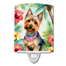 Load image into Gallery viewer, Silky Terrier Luau Ceramic Night Light