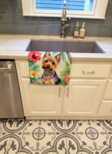 Load image into Gallery viewer, Silky Terrier Luau Kitchen Towel
