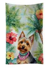 Load image into Gallery viewer, Silky Terrier Luau Kitchen Towel
