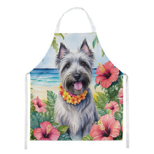 Load image into Gallery viewer, Skye Terrier Luau Apron – Artist-Designed Kitchen, BBQ &amp; Craft Apron