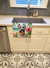Load image into Gallery viewer, Skye Terrier Luau Kitchen Towel