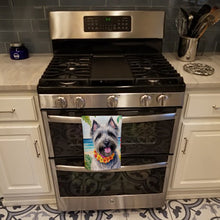 Load image into Gallery viewer, Skye Terrier Luau Kitchen Towel