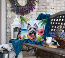 Load image into Gallery viewer, Skye Terrier Luau Throw Pillow