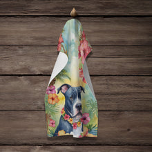 Load image into Gallery viewer, Staffordshire Bull Terrier Luau Kitchen Towel
