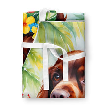 Load image into Gallery viewer, Sussex Spaniel Luau Apron – Artist-Designed Kitchen, BBQ &amp; Craft Apron