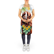 Load image into Gallery viewer, Sussex Spaniel Luau Apron – Artist-Designed Kitchen, BBQ &amp; Craft Apron