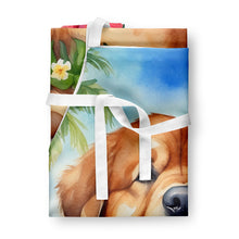 Load image into Gallery viewer, Tibetan Mastiff Luau Apron – Artist-Designed Kitchen, BBQ &amp; Craft Apron