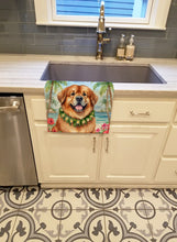 Load image into Gallery viewer, Tibetan Mastiff Luau Kitchen Towel