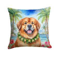 Load image into Gallery viewer, Tibetan Mastiff Luau Throw Pillow - 14x14 Decorative Pillow – Art for Your Home &amp; Patio