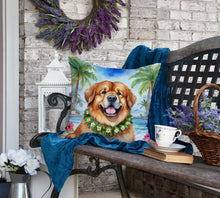Load image into Gallery viewer, Tibetan Mastiff Luau Throw Pillow