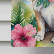 Load image into Gallery viewer, Tibetan Spaniel Luau House Flag