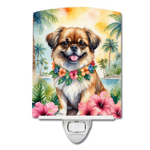 Load image into Gallery viewer, Tibetan Spaniel Luau Ceramic Night Light