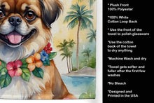 Load image into Gallery viewer, Tibetan Spaniel Luau Kitchen Towel