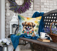 Load image into Gallery viewer, Tibetan Spaniel Luau Throw Pillow
