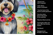Load image into Gallery viewer, Tibetan Terrier Luau Kitchen Towel