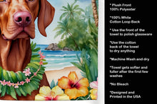 Load image into Gallery viewer, Vizsla Luau Kitchen Towel