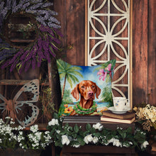 Load image into Gallery viewer, Vizsla Luau Throw Pillow