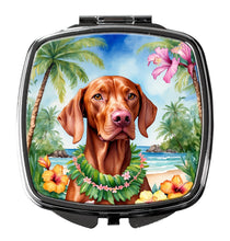 Load image into Gallery viewer, Vizsla Luau Compact Mirror – Stylish Purse Mirror with Artistic Covers