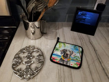 Load image into Gallery viewer, Weimaraner Luau Pot Holders - Set of 2 Decorative Kitchen Helpers | Made in the USA