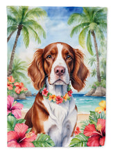 Load image into Gallery viewer, Welsh Springer Spaniel Luau House Flag