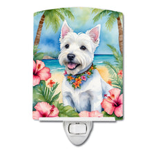 Load image into Gallery viewer, Westie Luau Ceramic Night Light
