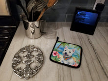 Load image into Gallery viewer, Westie Luau Pot Holders - Set of 2 Decorative Kitchen Helpers | Made in the USA