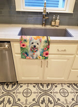 Load image into Gallery viewer, Westie Luau Kitchen Towel