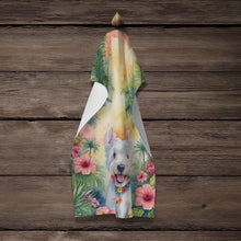 Load image into Gallery viewer, Westie Luau Kitchen Towel