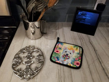 Load image into Gallery viewer, Westie Luau Pot Holders - Set of 2 Decorative Kitchen Helpers | Made in the USA